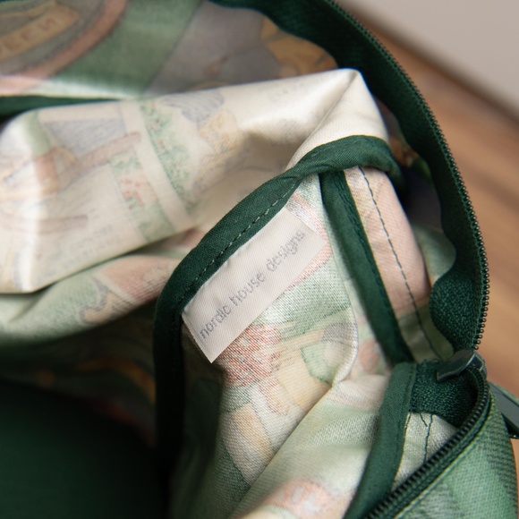 Nordic House Designs GOLF PRINT DUFFLE BAG Coated Canvas Travel Luggage Carry On - Picture 7 of 9